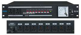 博朗音响/binks PSC-1202 大电压表8路电源时序器 万能插座保护控制器