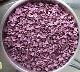 生产销售富硒紫薯颗粒 紫薯丁价格便宜