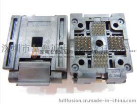 ENPLAS IC插座FPQ-80-0.4-01 QFP80PIN 0.4mm间距